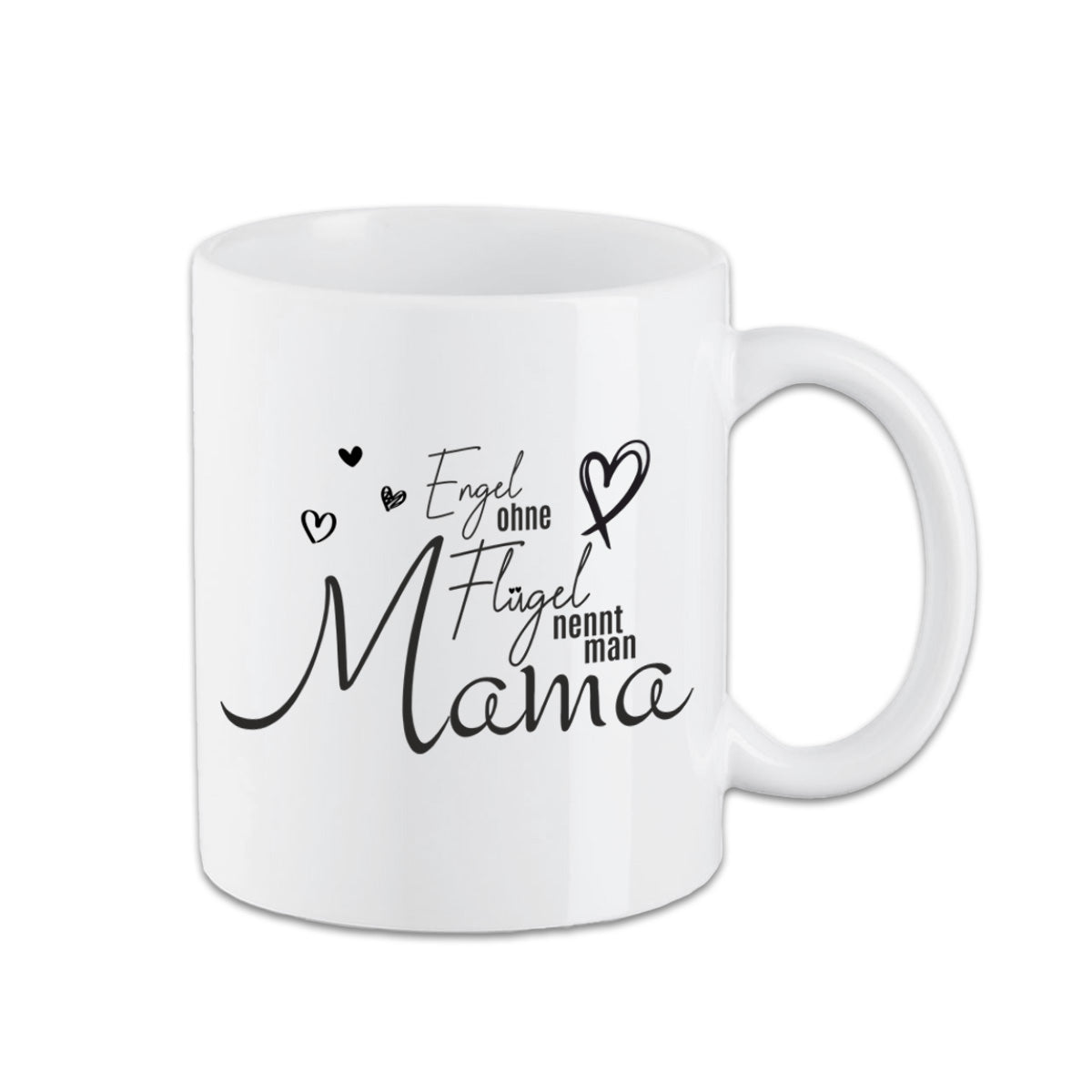Tasse zum Muttertag - Engel ohne Flügel nennt man Mama -