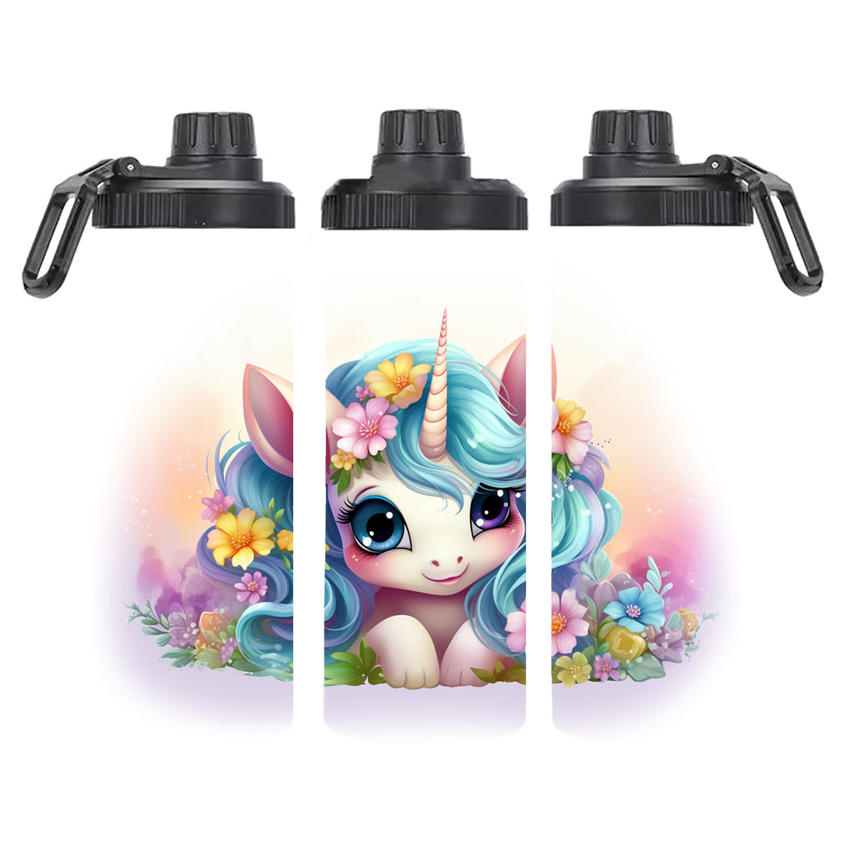 Edelstahl-Thermobecher - Cute Unicorn -
