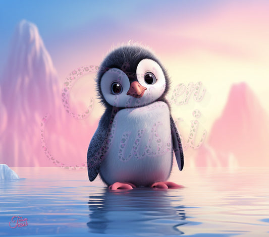 Edelstahl-Thermobecher - Baby Pinguin