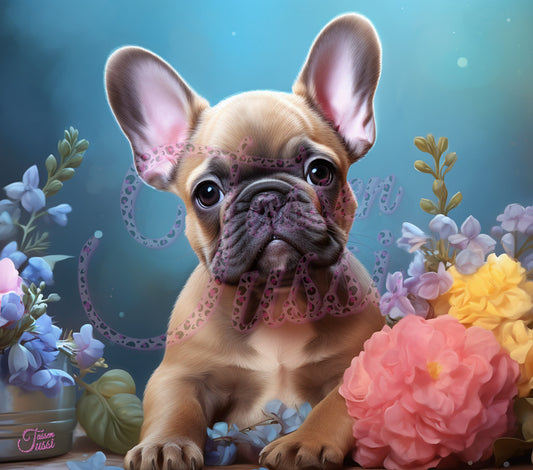 Edelstahl-Thermobecher - Baby Bulldogge