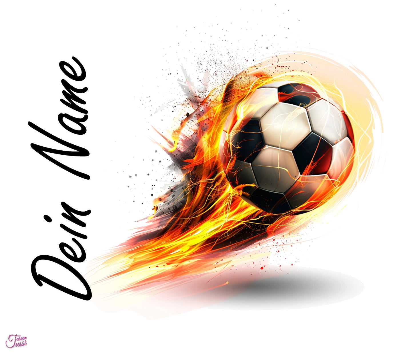 Edelstahl-Thermobecher - Fussball Deutschland mit deinem Namen