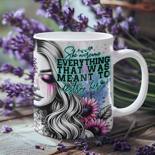 Tasse - Woman Motivationsspruch - Everything that was ...
