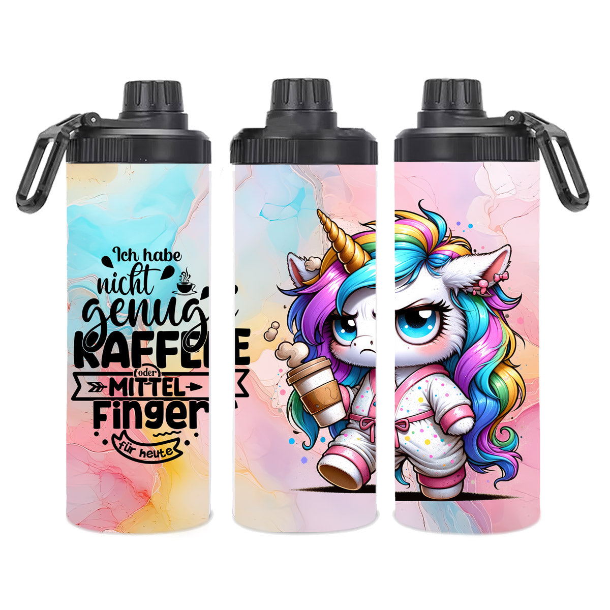 Edelstahl-Thermobecher - Unicorn nicht genug Kaffee