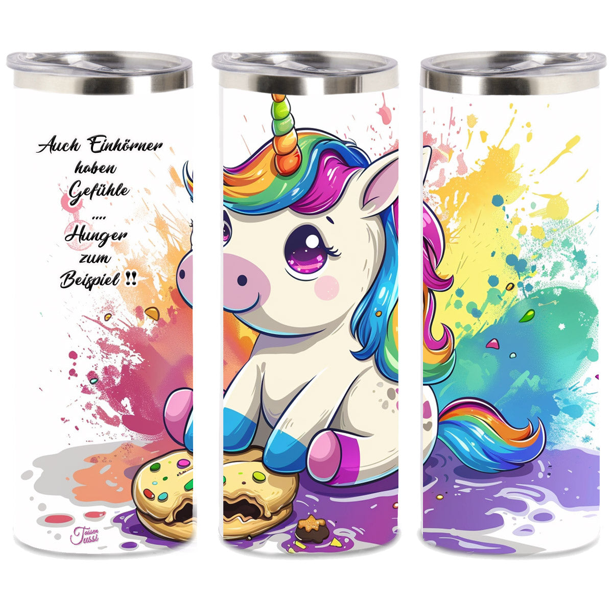 Edelstahl-Thermobecher - Unicorn Gefühle