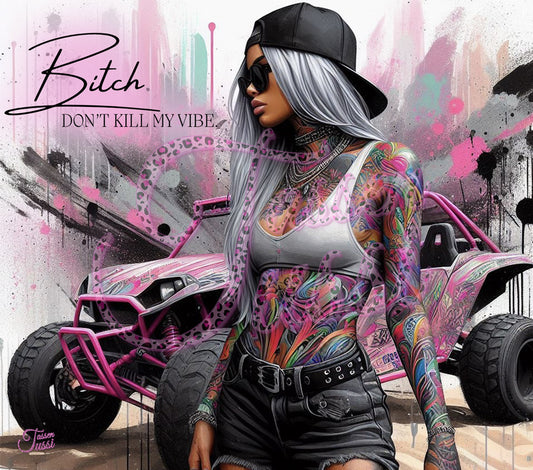Edelstahl-Thermobecher - Bitch Don´t kill my Vibe