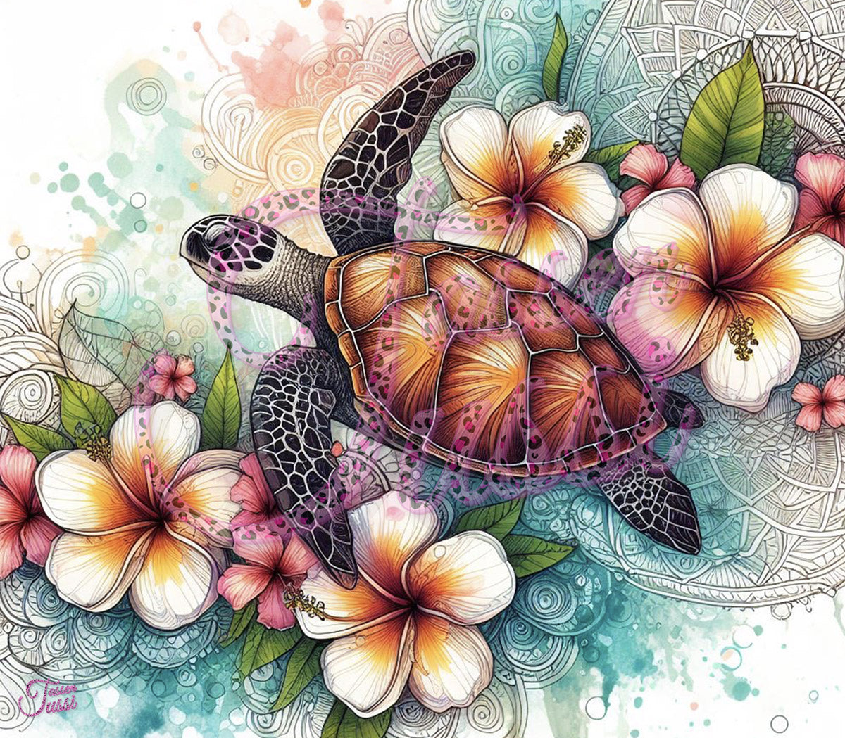 Edelstahl-Thermobecher - Turtle Schildkröte