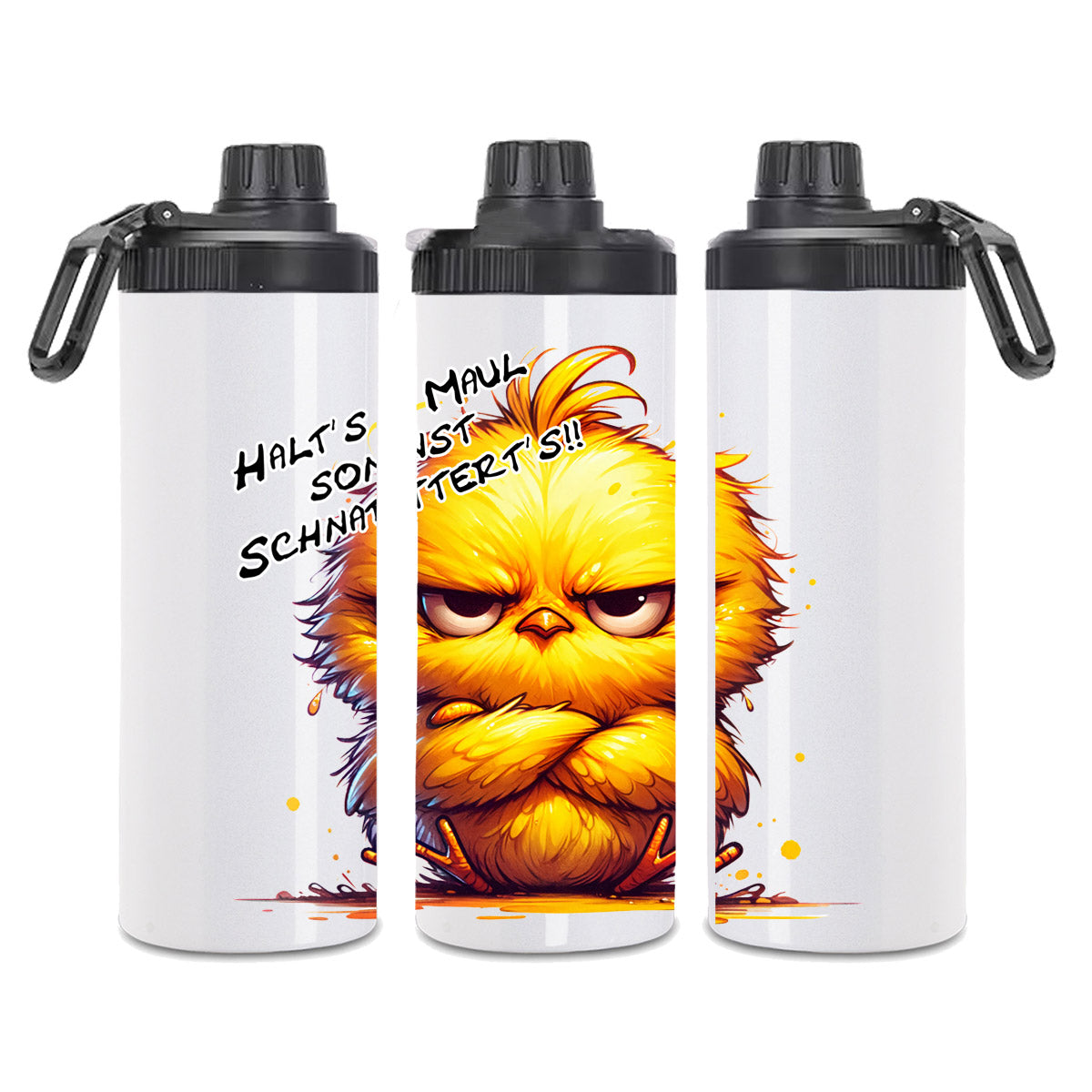 Edelstahl-Thermobecher - Halt´s Maul sonst schnattert´s !!