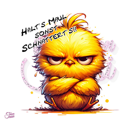 Edelstahl-Thermobecher - Halt´s Maul sonst schnattert´s !!