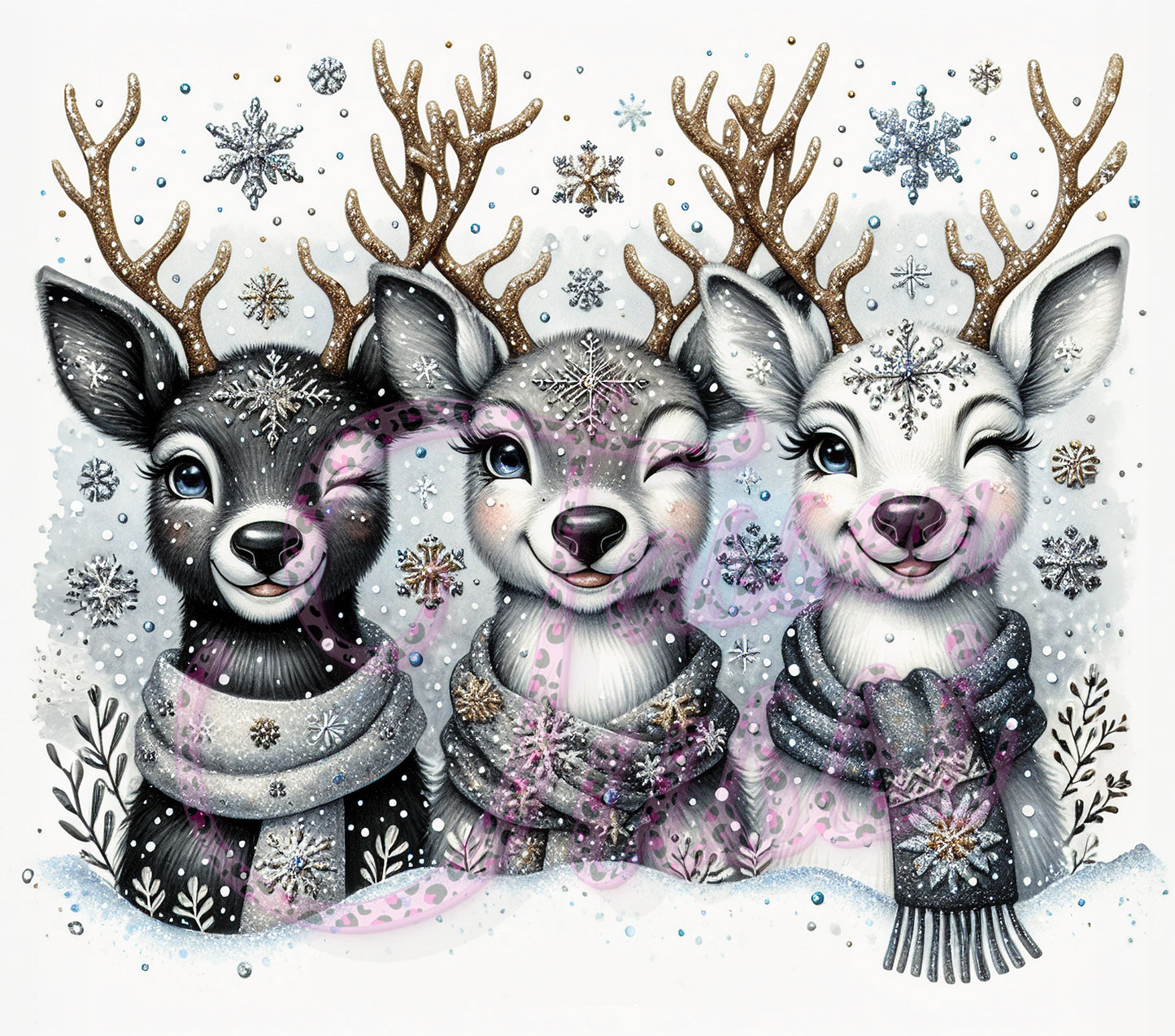 Edelstahl-Tumbler - XMAS Hirsch