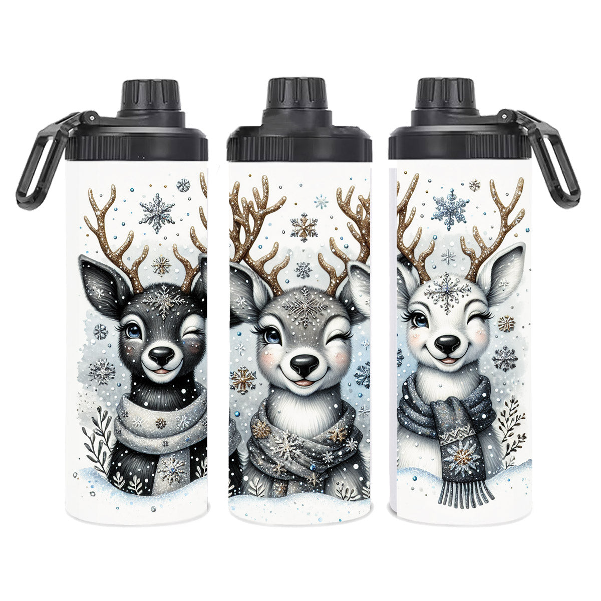 Edelstahl-Tumbler - XMAS Hirsch