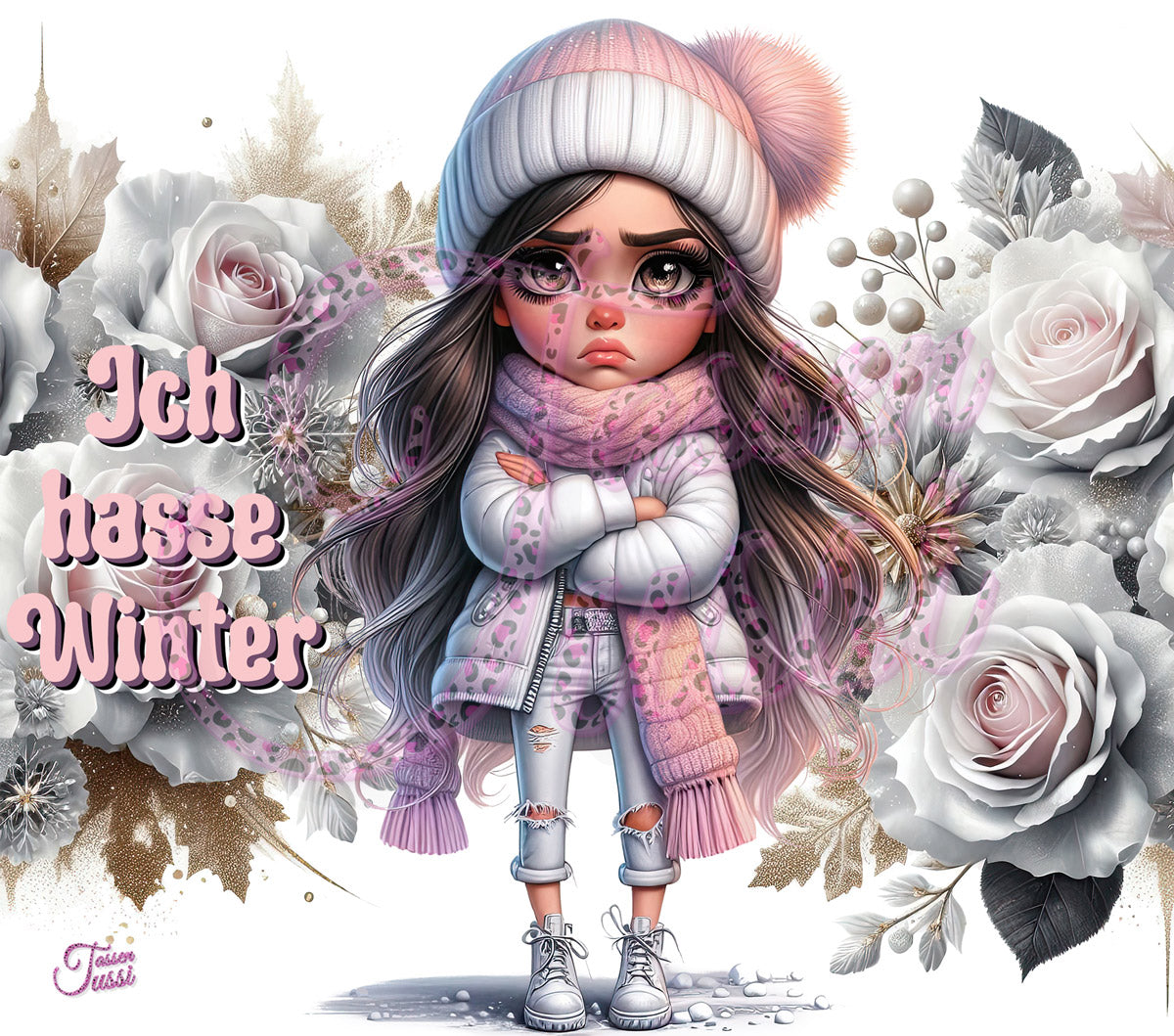 Edelstahl-Tumbler - Ich hasse Winter