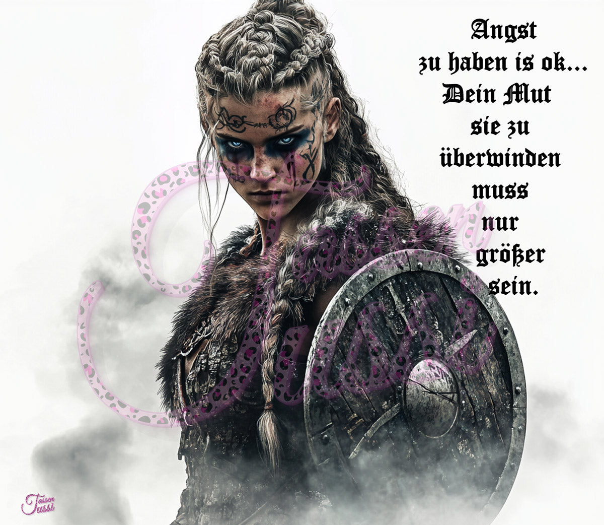 Edelstahl-Thermobecher - Wikingerin (weiblich)