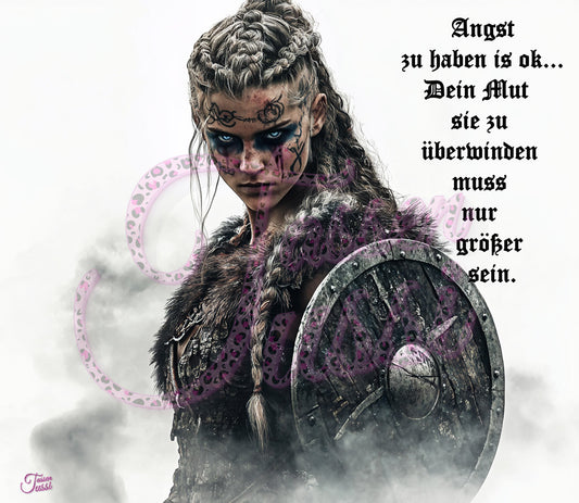 Edelstahl-Thermobecher  - Wikingerin (weiblich)
