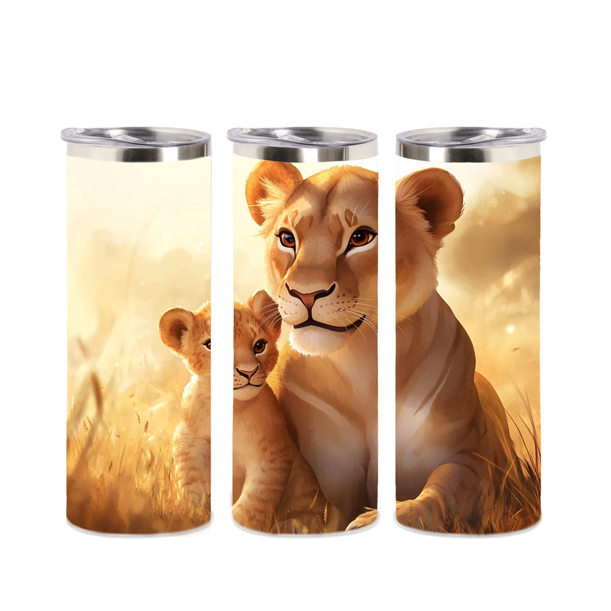 Edelstahl-Thermobecher - Lions Mama