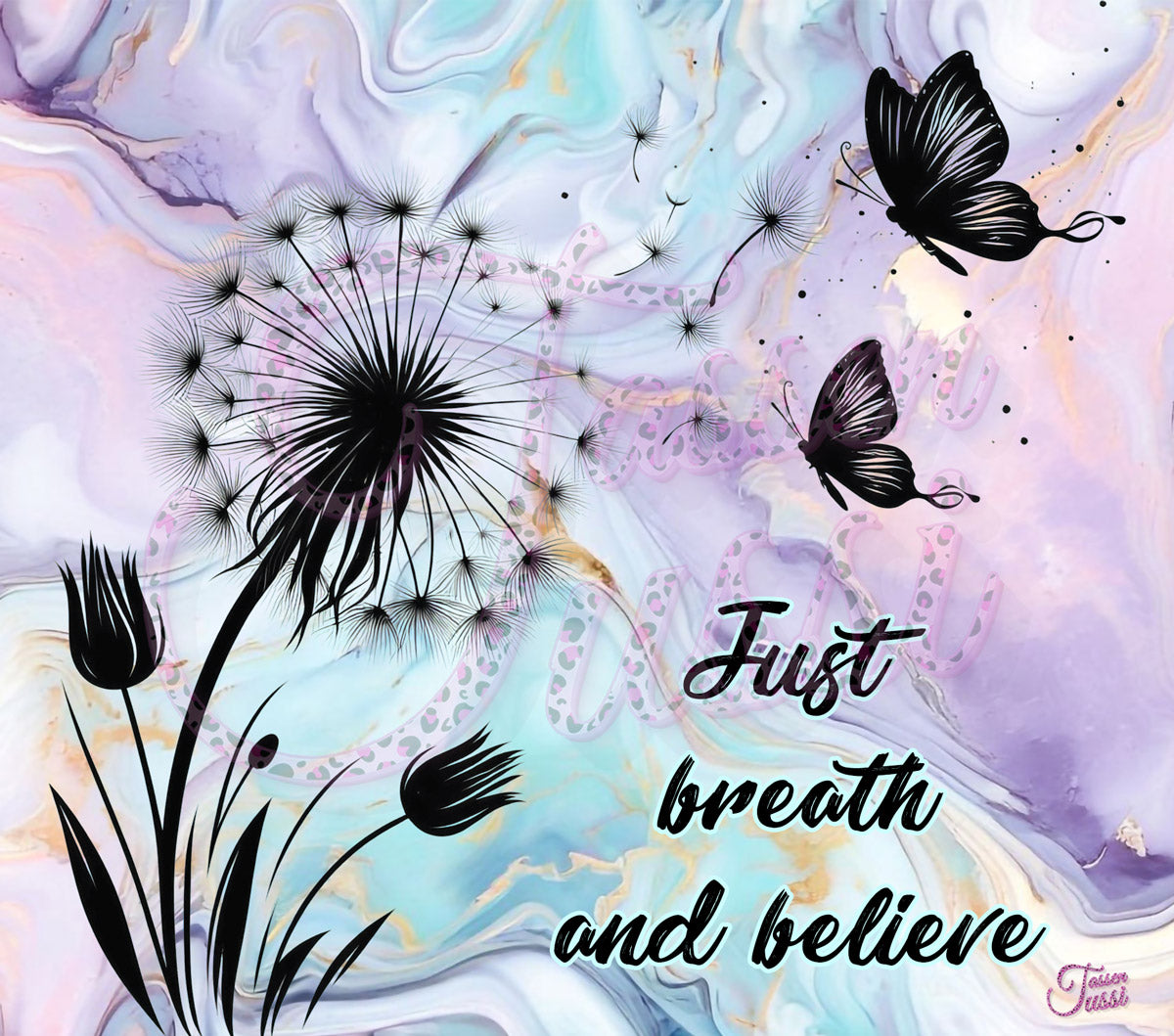 Edelstahl-Thermobecher - Just breath and believe