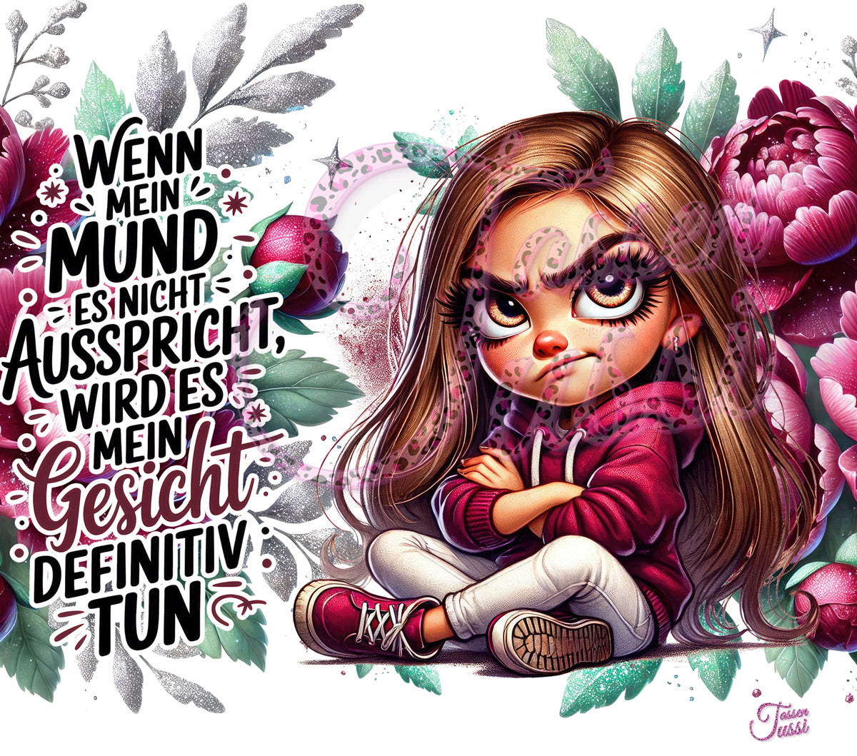 Edelstahl-Thermobecher - Wenn mein Mund....