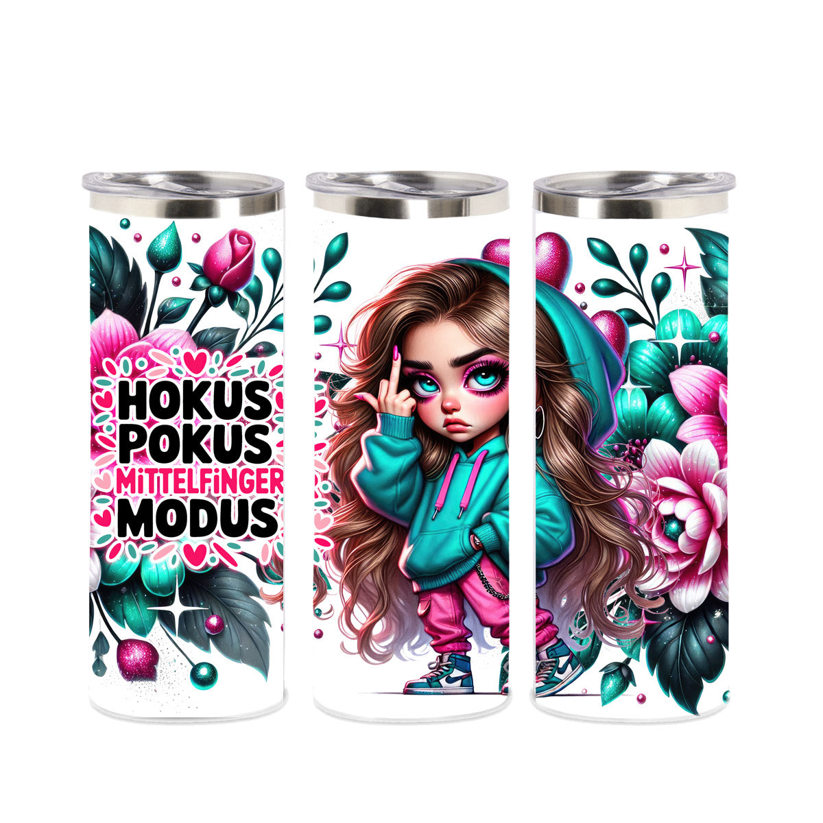 Edelstahl-Thermobecher - Hokus Pokus ....