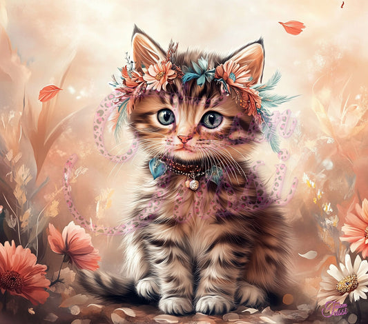 Edelstahl-Thermobecher  - Boho Kitten