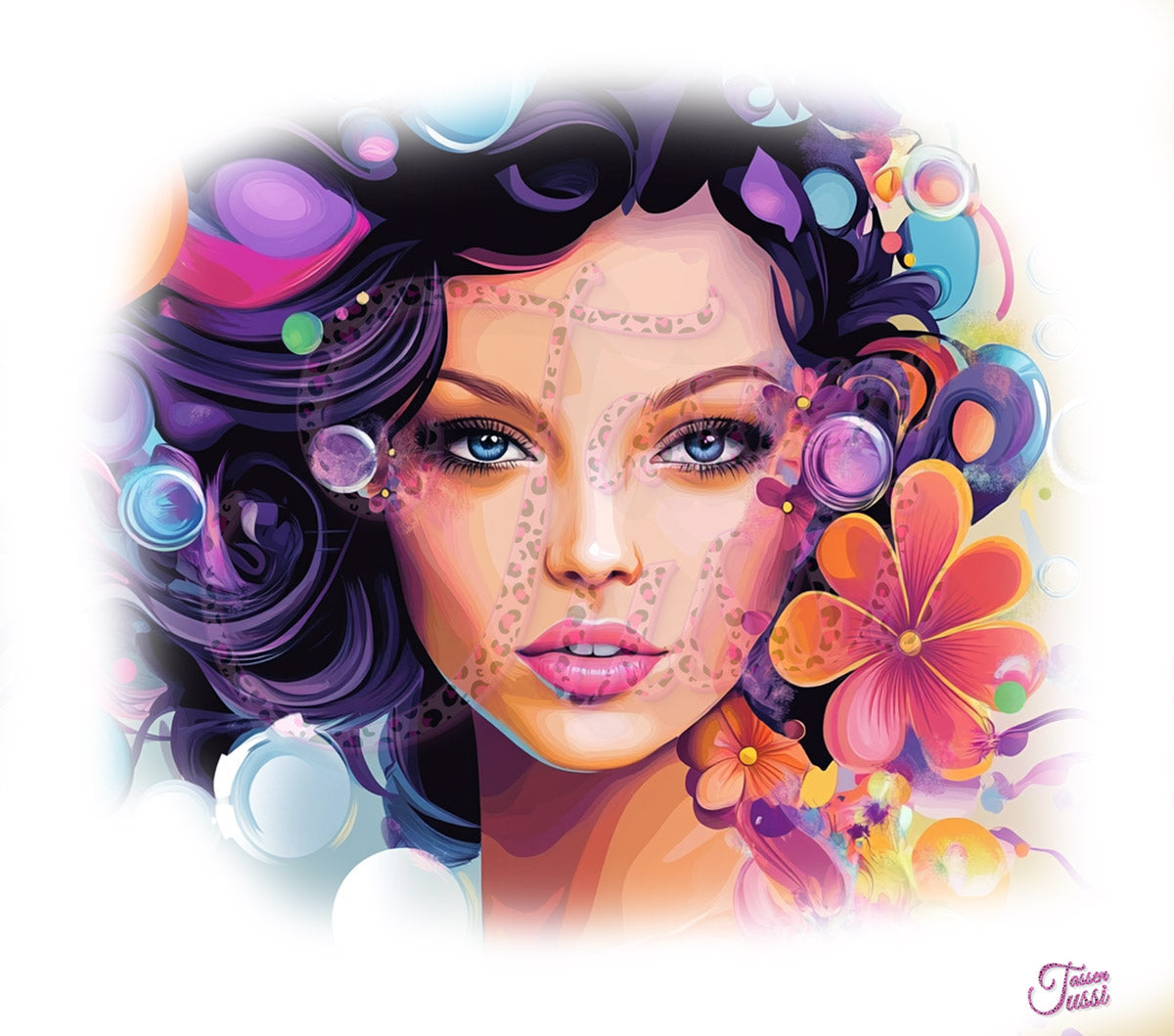 Edelstahl-Thermobecher - Popart Woman