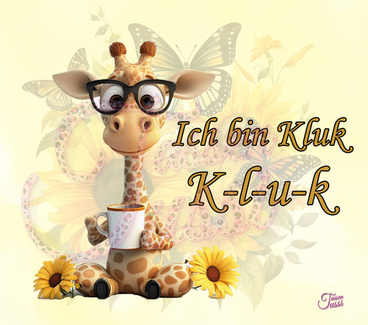 Edelstahl-Thermobecher  - Flower Giraffe