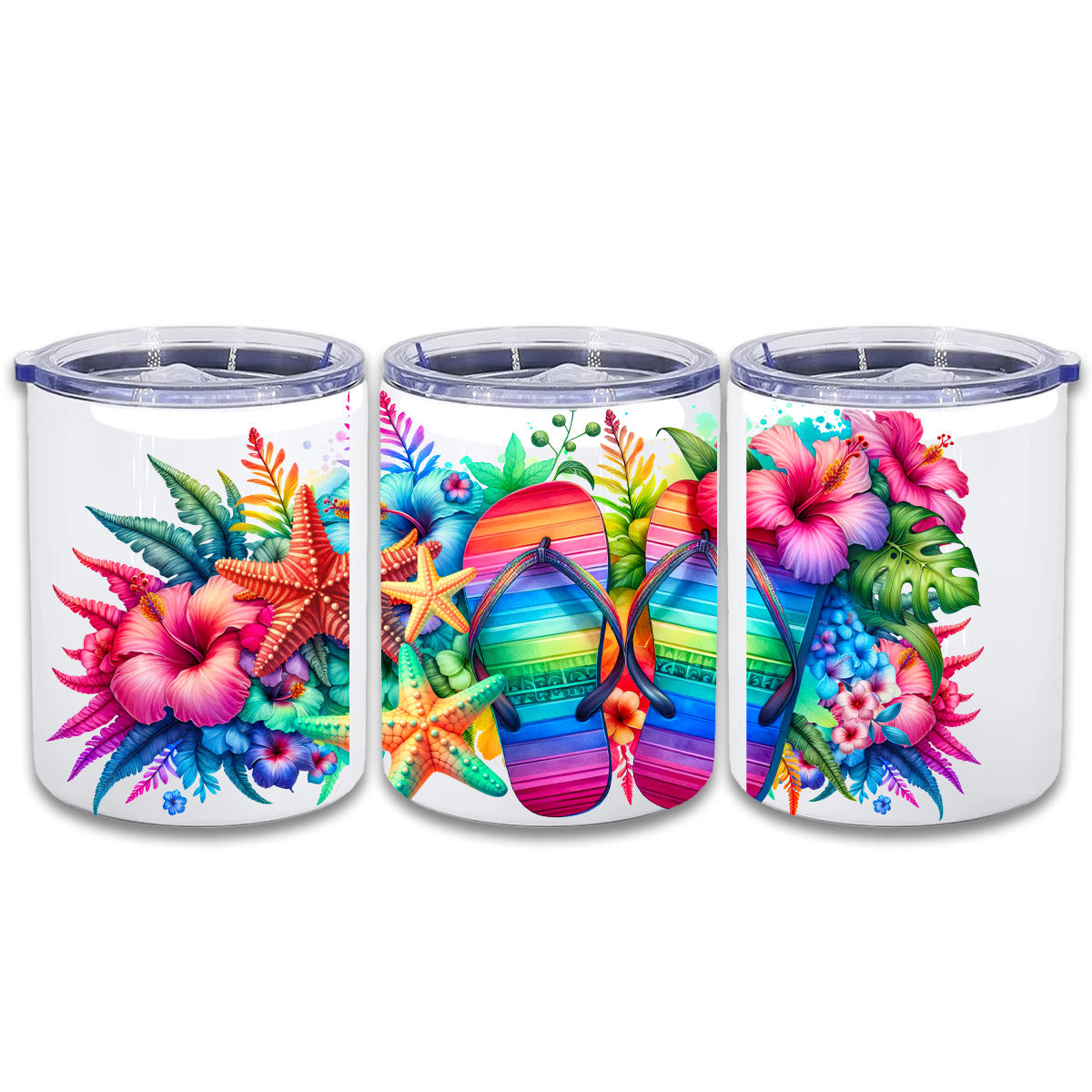 Edelstahl Thermokaffeebecher - Summer Vibes