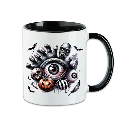 Tasse - Halloween Auge Hand