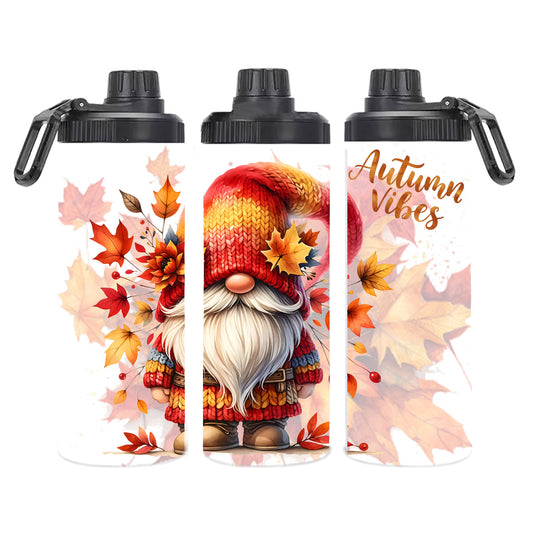 Edelstahl-Tumbler - Hello Autumn Gnome