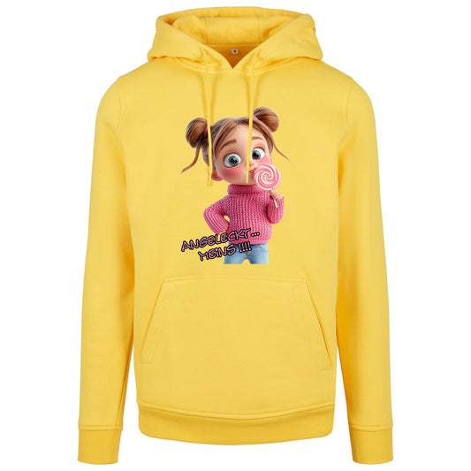 Hoodie -  Mädchen Angeleckt Meins !! - verschiedene Farben zur Auswahl