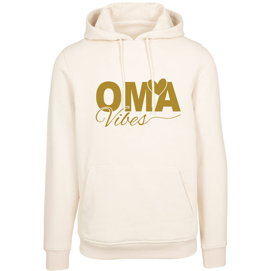 Hoodie -  Oma Vibes - Druck Gold Matt - verschiedene Farben zur Auswahl