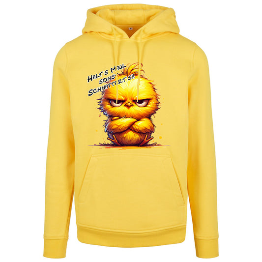 Hoodie -  Kücken - Halt´s Maul .... Druck - verschiedene Farben zur Auswahl