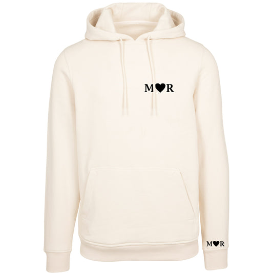 Hoodie - Herz - Initialen Personalisiert
