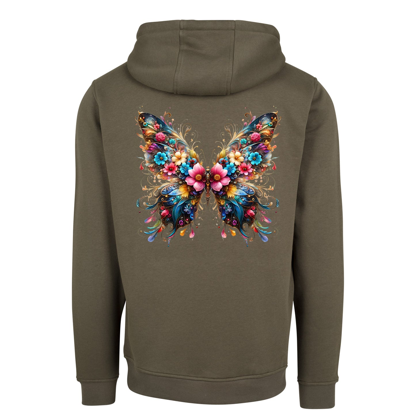 ZIP Hoodie - Flower Butterfly
