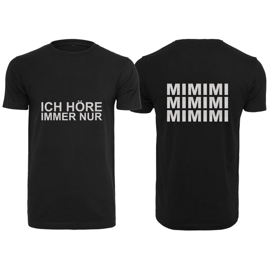 T-Shirt Shirt - MiMiMi - Druck Weiß Rainbow Glitter - verschiedene Farben zur Auswahl