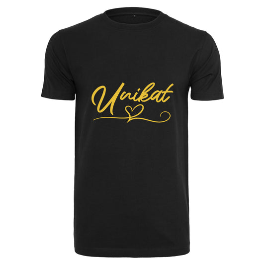 T-Shirt - Unikat - Druck Gold metallic