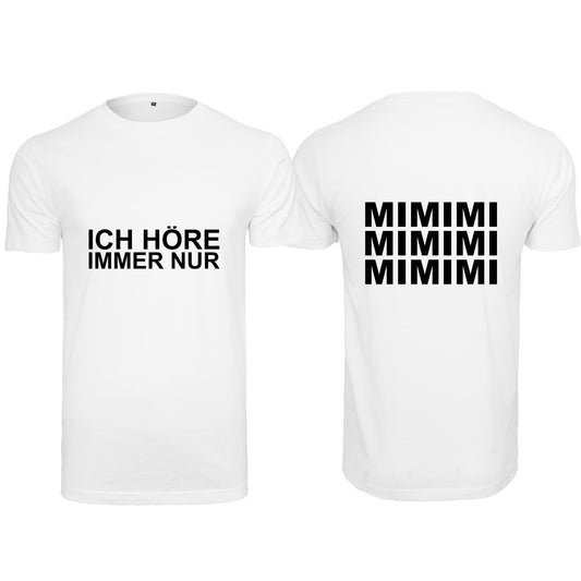 T-Shirt Shirt - MiMiMi - Druck Schwarz Matt - verschiedene Farben zur Auswahl