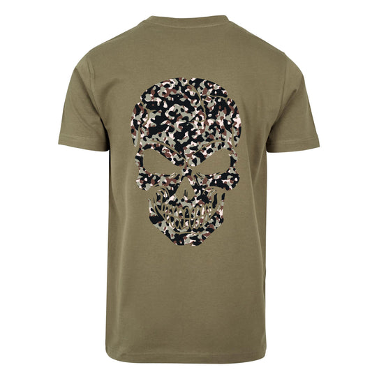T-Shirt Shirt -  Skull Head Camouflage 2 - verschiedene Farben zur Auswahl