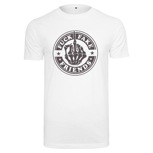 T-Shirt -  Fuck Fake Friends - Druck Multicolor -  verschiedene Farben zur Auswahl