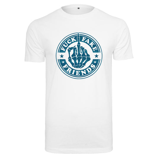 T-Shirt -  Fuck Fake Friends - Druck Blau -  verschiedene Farben zur Auswahl