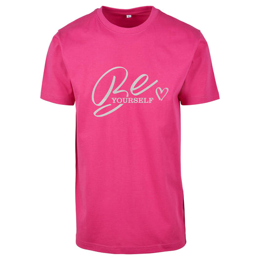 T-Shirt Shirt -  Be your Self - Druck Weiß Rainbow - verschiedene Farben zur Auswahl