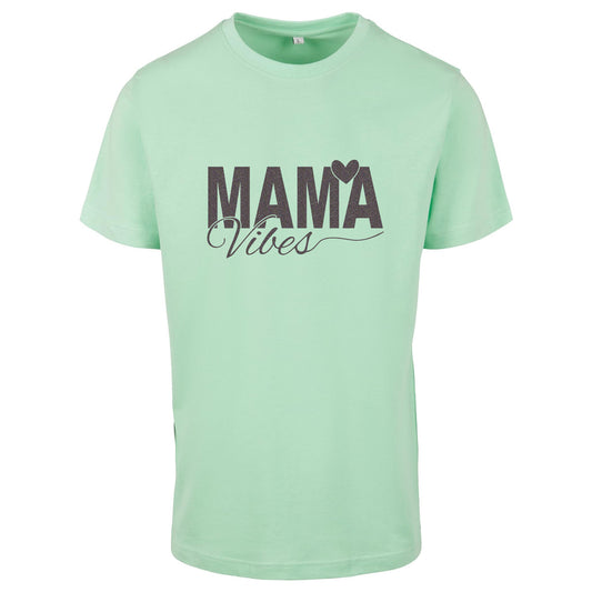T-Shirt -  Mama Vibes - Druck Multicolor -  verschiedene Farben zur Auswahl