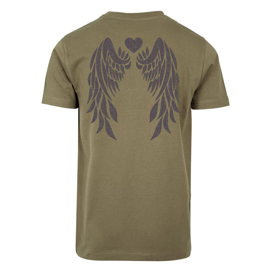T-Shirt Shirt -  Angel Wings - Druck Multicolor - verschiedene Farben zur Auswahl