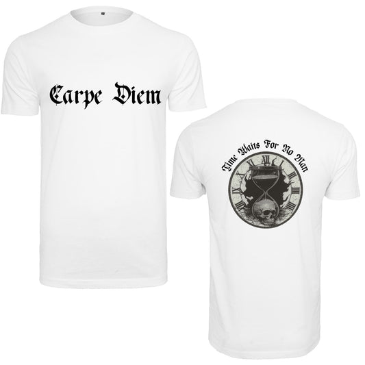 T-Shirt Shirt - Time waits for no man (die Zeit wartet auf niemanden)