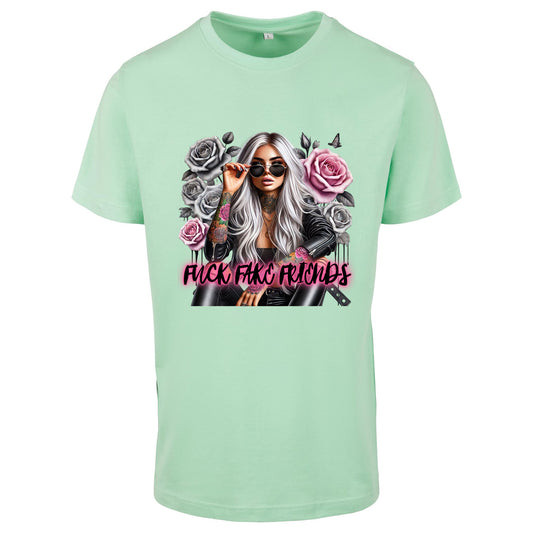 T-Shirt Shirt -  Woman Fuck Fake Friends