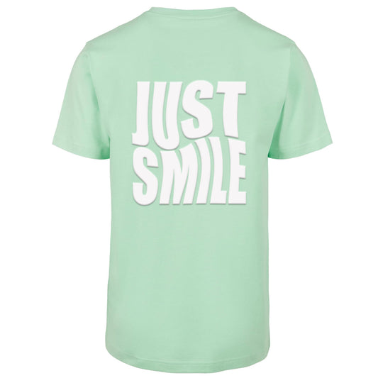T-Shirt Shirt -  Just Smile - 3d Druck