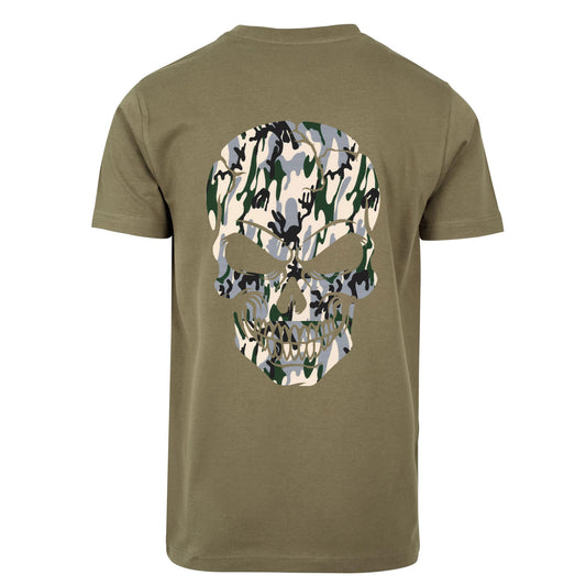 T-Shirt Shirt -  Skull Head Camouflage - verschiedene Farben zur Auswahl