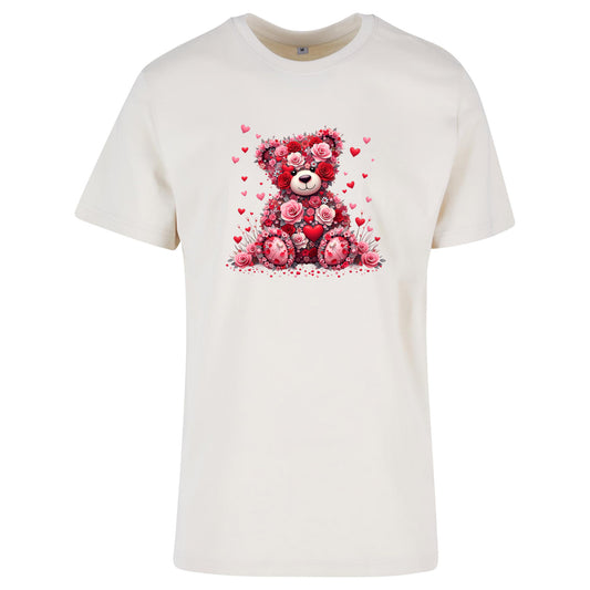 T-Shirt Shirt - Teddybär Flower