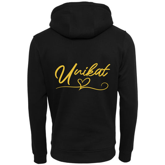 ZIP Hoodie - Unikat Druck Gold - verschiedene Farben zur Auswahl