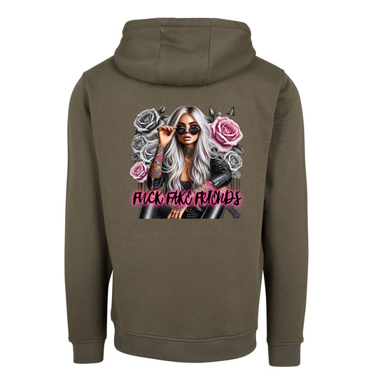 ZIP Hoodie - Woman Fuck Fake Friends