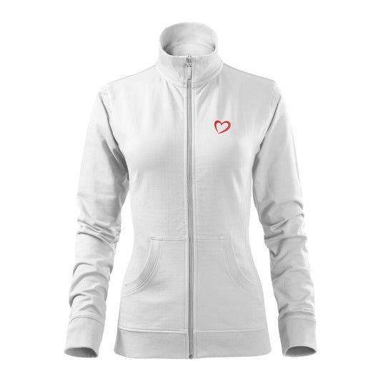 ZIP Sweatshirt - Herz Stick