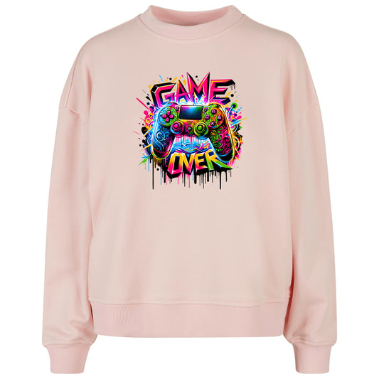 Ladies Oversized Sweatshirt -Game Over